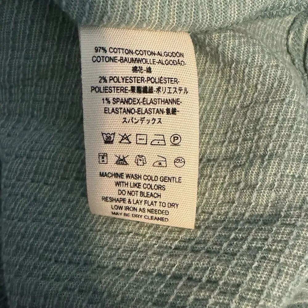 We The Free Green Stripe Lexington Tee Size Small - Picture 7 of 8